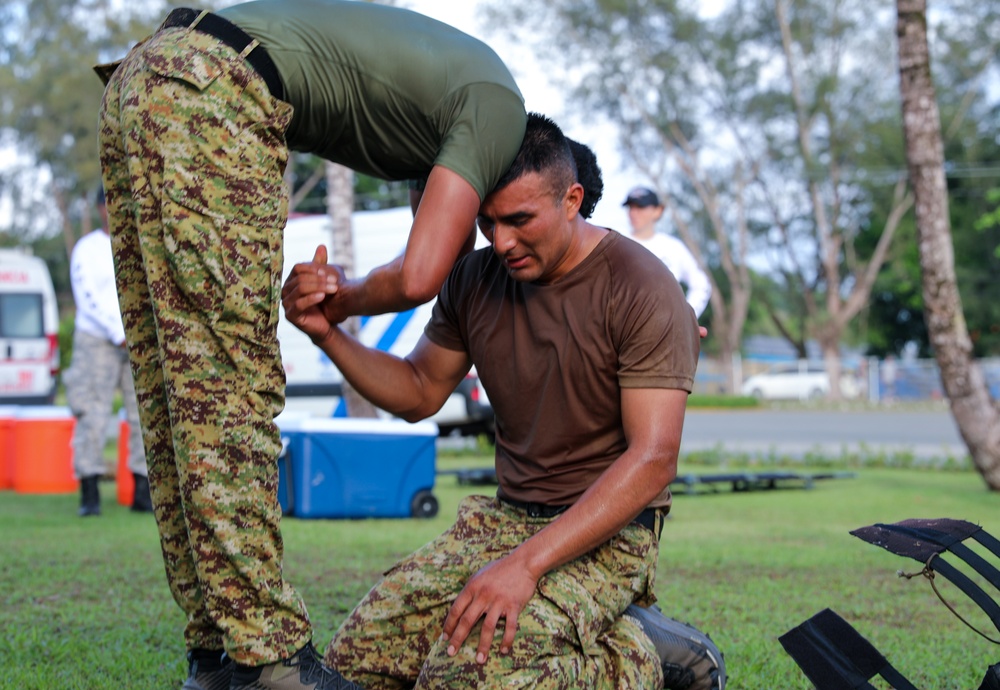 Commandos test physical resistance