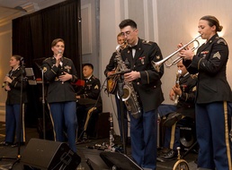 42nd Infantry Division Band rock and roll ensemble performs