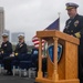 Captain Paul Lashmet Retirement Aboard Midway
