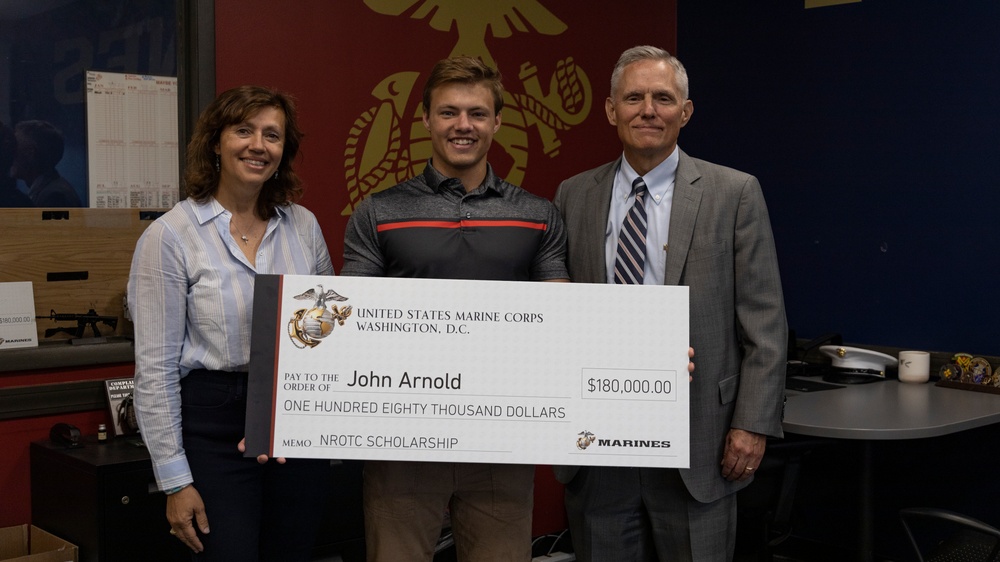 NROTC Scholarship Awardee: John Arnold, Recruiting Station Chicago
