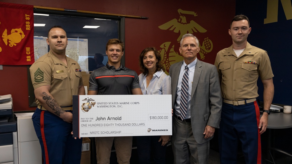 NROTC Scholarship Awardee: John Arnold, Recruiting Station Chicago