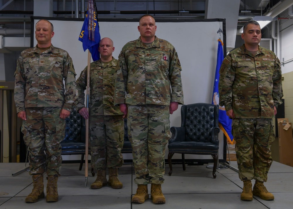 319th Security Forces Squadron change of command ceremony