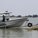 U.S. Army Corps of Engineer Park Ranger Prepares to Launch Boat