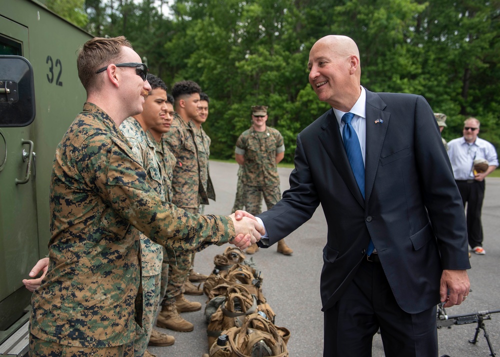 USSTRATCOM and Senator Pete Ricketts visit Naval Submarine Base Kings Bay