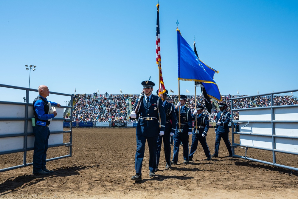 Santa Maria Elks rodeo invites CFSCC leadership to kick off Military Appreciation Day