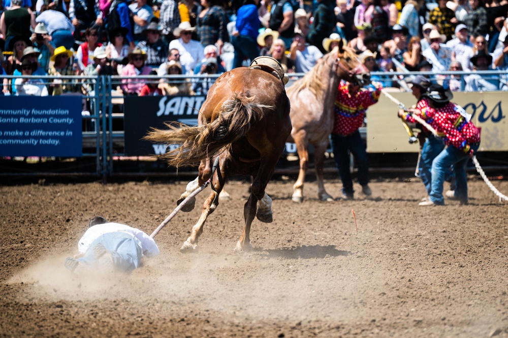 Santa Maria Elks rodeo invites CFSCC leadership to kick off Military Appreciation Day