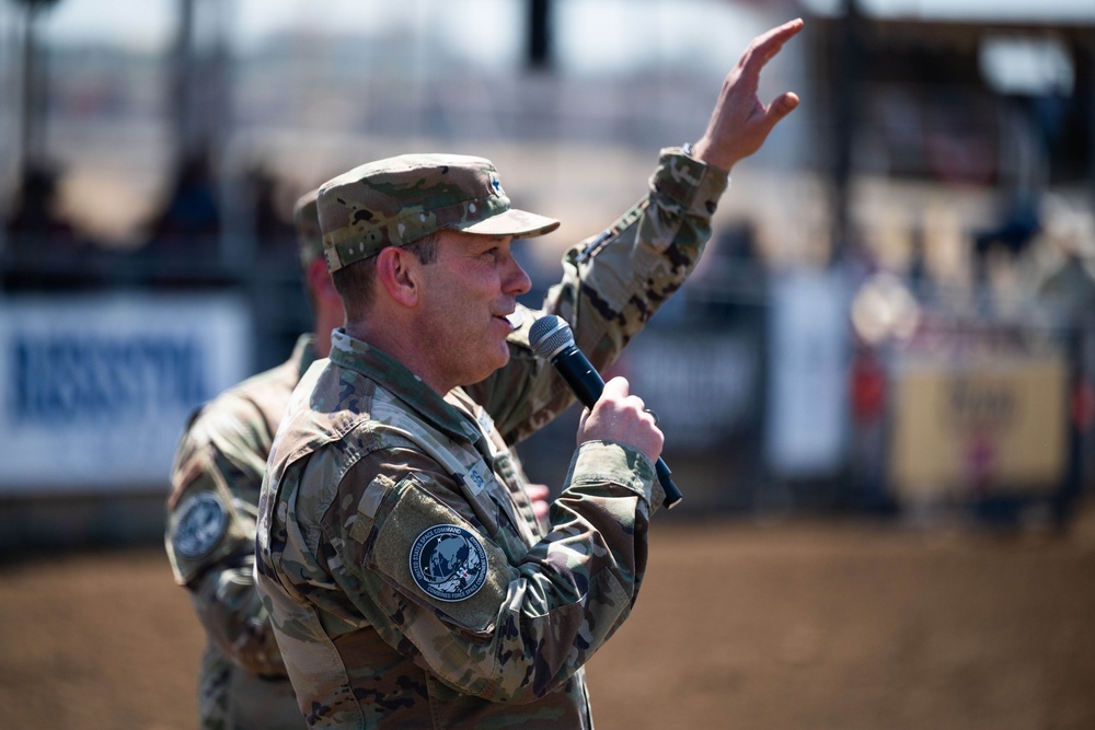 Santa Maria Elks rodeo invites CFSCC leadership to kick off Military Appreciation Day