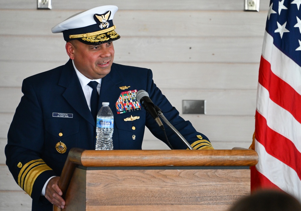 Coast Guard Cutter Alex Haley holds change of command ceremony