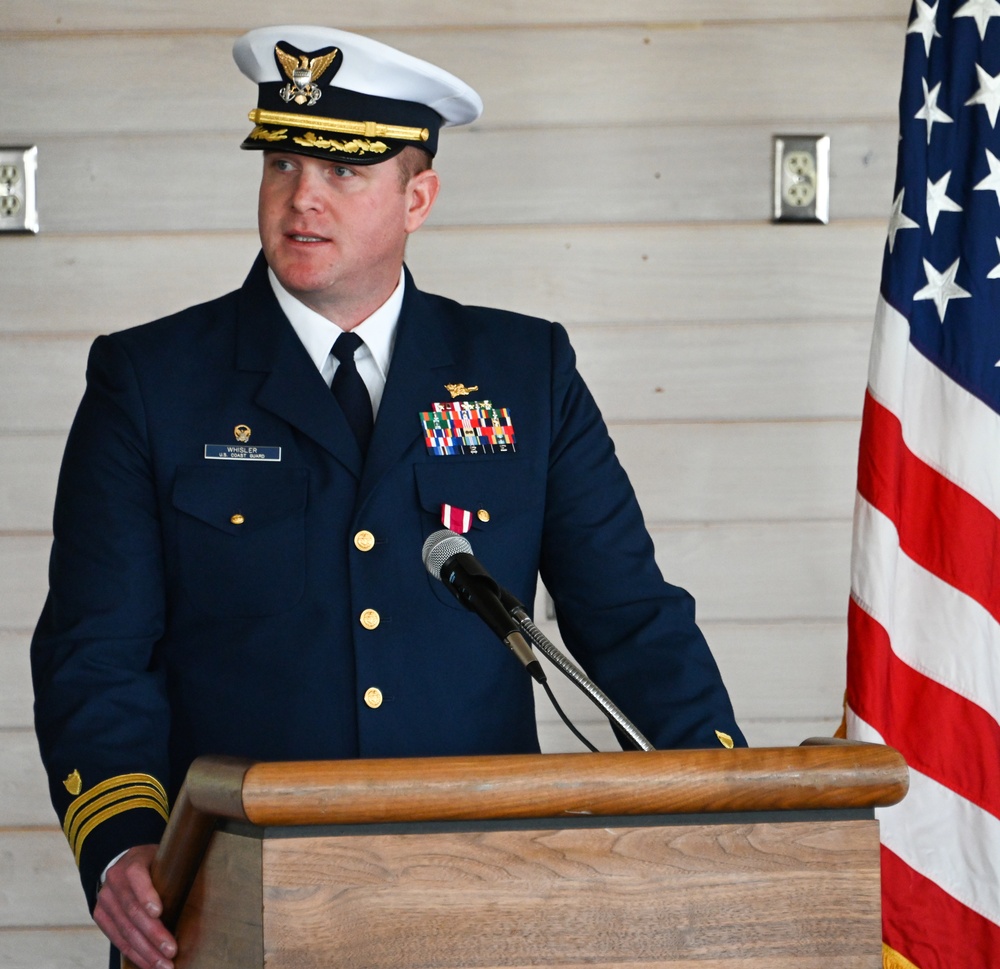 Coast Guard Cutter Alex Haley holds change of command ceremony