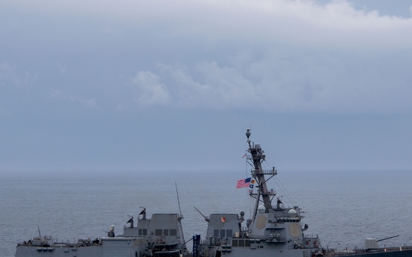RCN, JMSDF, RAN and USS Chung-Hoon conduct SAG operations
