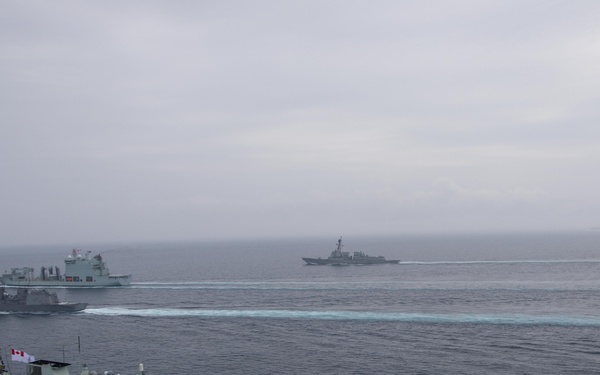 RCN, JMSDF, RAN and USS Chung-Hoon conduct SAG operations