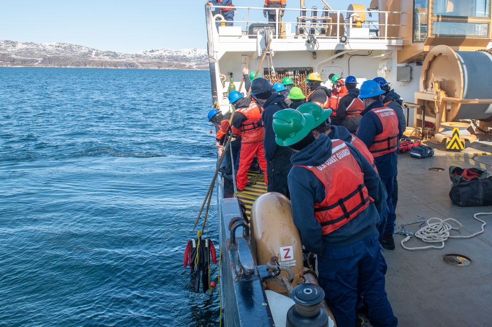 U.S. Coast Guard Cutter Sycamore crew participates in Exercise Argus