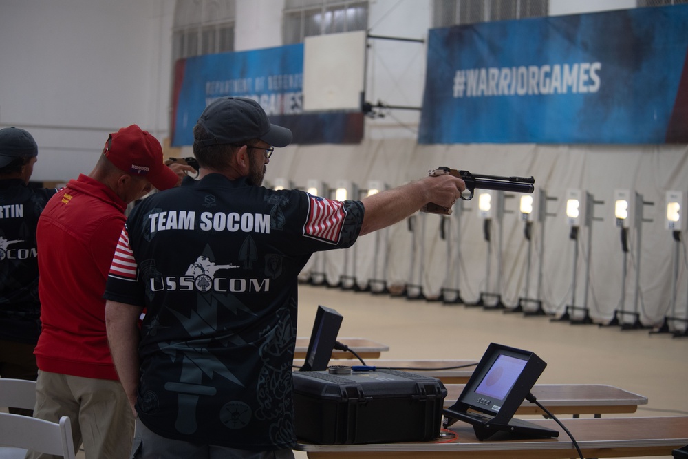 Team SOCOM medals in shooting finals during the 2023 Warrior Games Challenge