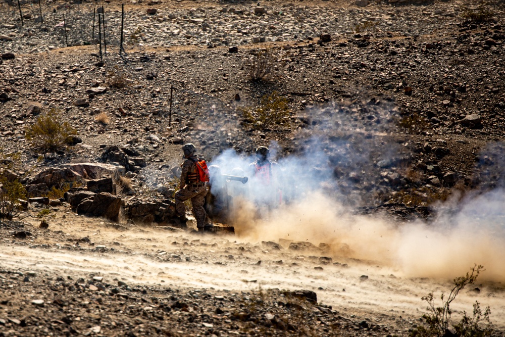 ITX 4-23: Alpha Co. 1st Battalion 23D Marines Support by Fire