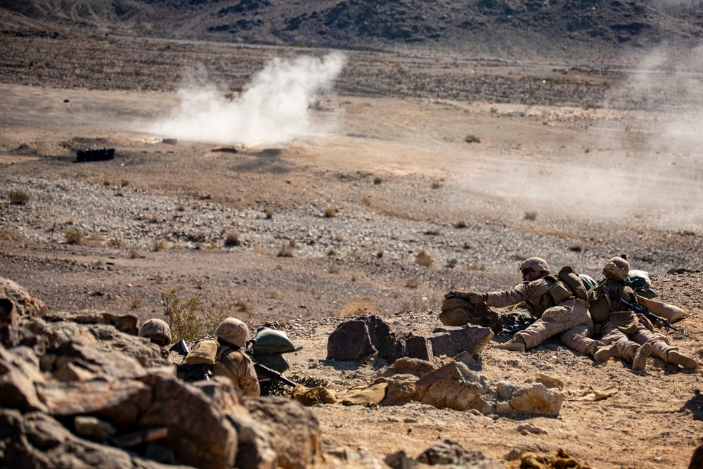 ITX 4-23: Alpha Co. 1st Battalion 23D Marines Support by Fire