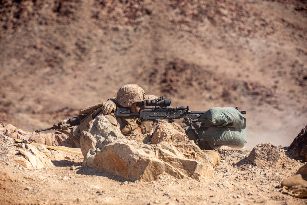 ITX 4-23: Alpha Co. 1st Battalion 23D Marines Support by Fire