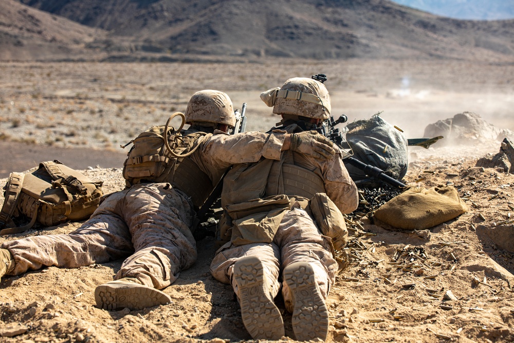 ITX 4-23: Alpha Co. 1st Battalion 23D Marines Support by Fire