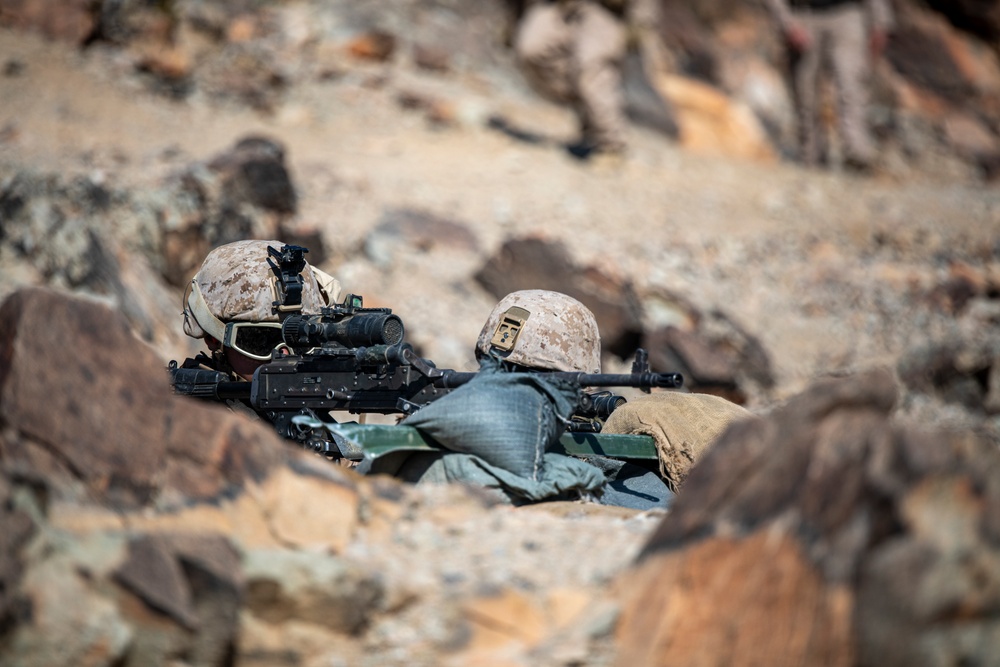 ITX 4-23: Alpha Co. 1st Battalion 23D Marines Support by Fire