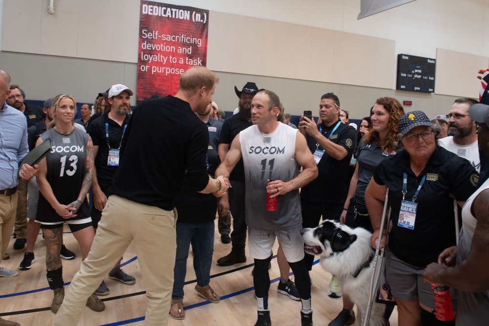 Team SOCOM wins gold in seated volleyball during the 2023 Warrior Games Challenge