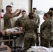 Airmen attend Tactical Combat Casualty Care training during IRT Hoosier Care