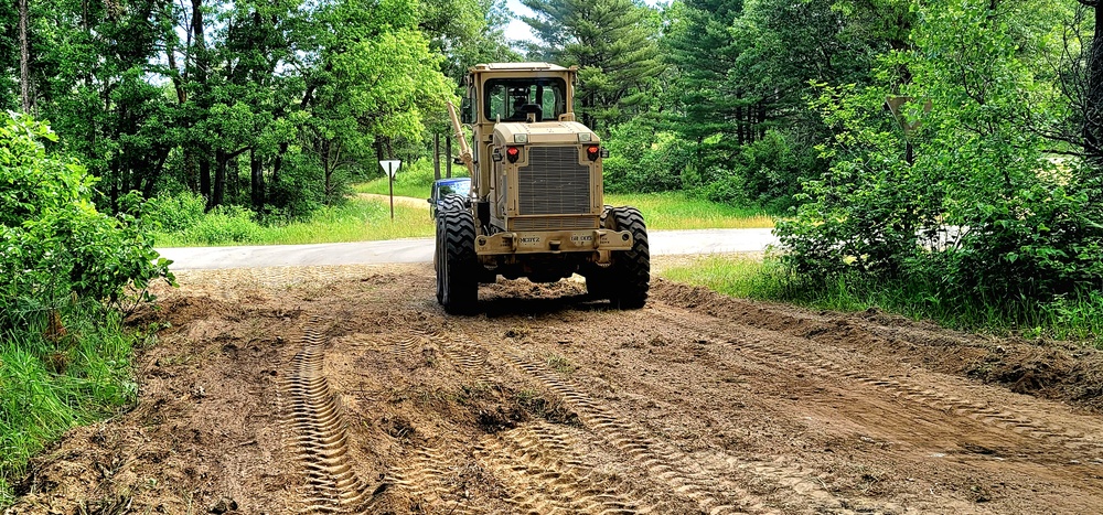 Army Reserve's 411th Engineer Company supports troop project at Fort McCoy