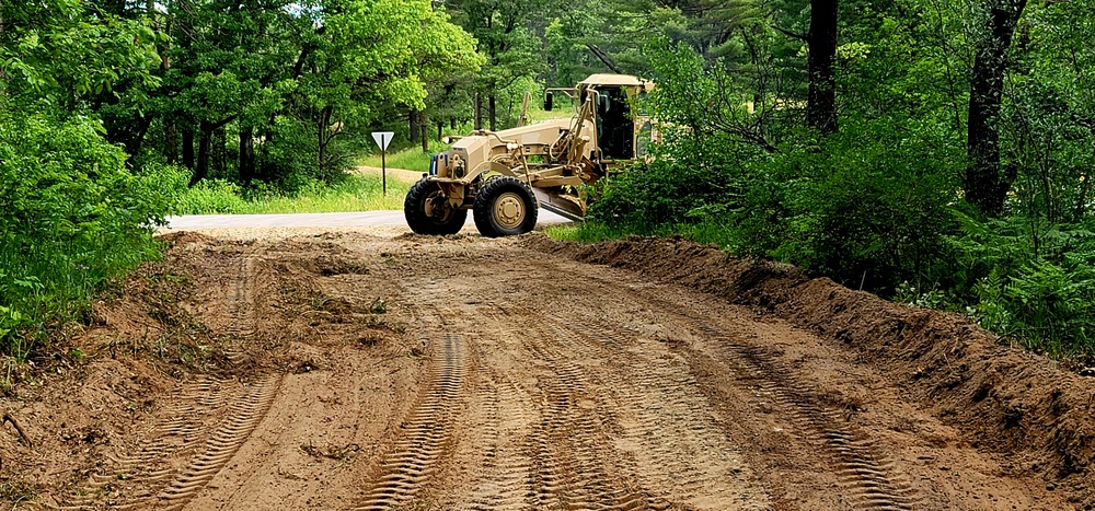 Army Reserve's 411th Engineer Company supports troop project at Fort McCoy