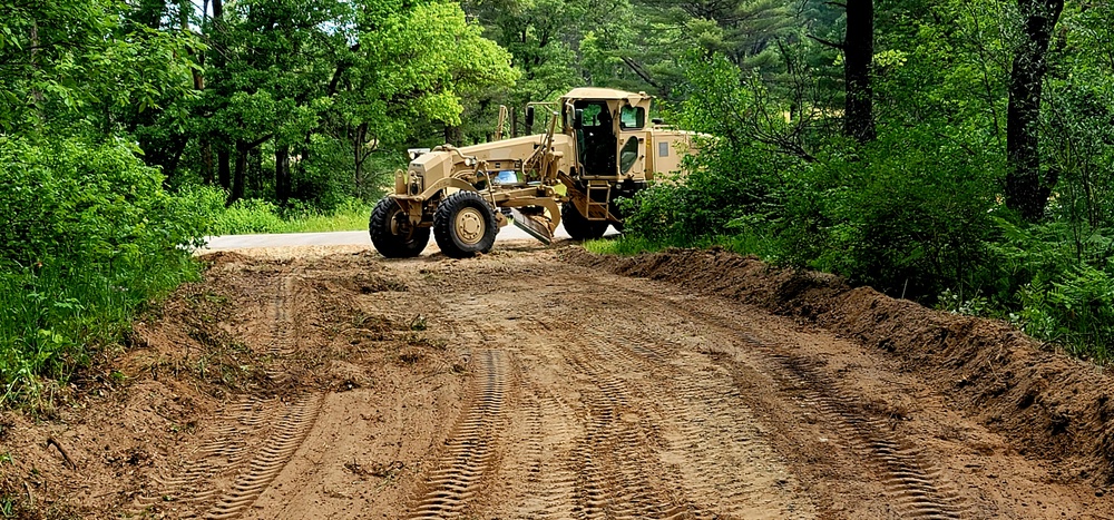 Army Reserve's 411th Engineer Company supports troop project at Fort McCoy