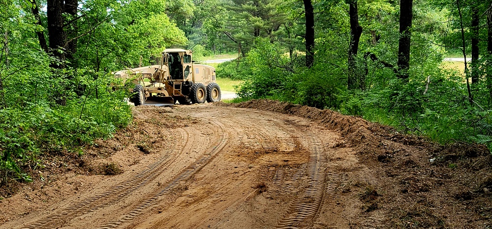 Army Reserve's 411th Engineer Company supports troop project at Fort McCoy