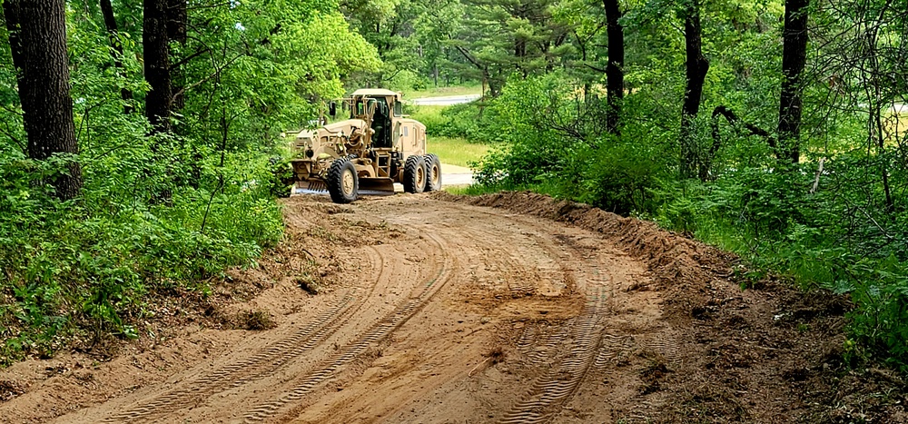 Army Reserve's 411th Engineer Company supports troop project at Fort McCoy