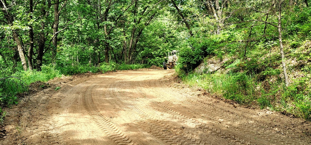 Army Reserve's 411th Engineer Company supports troop project at Fort McCoy