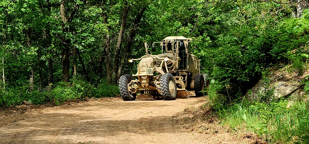 Army Reserve's 411th Engineer Company supports troop project at Fort McCoy