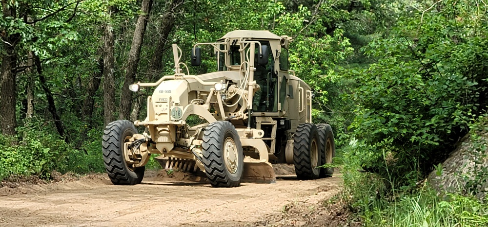 Army Reserve's 411th Engineer Company supports troop project at Fort McCoy