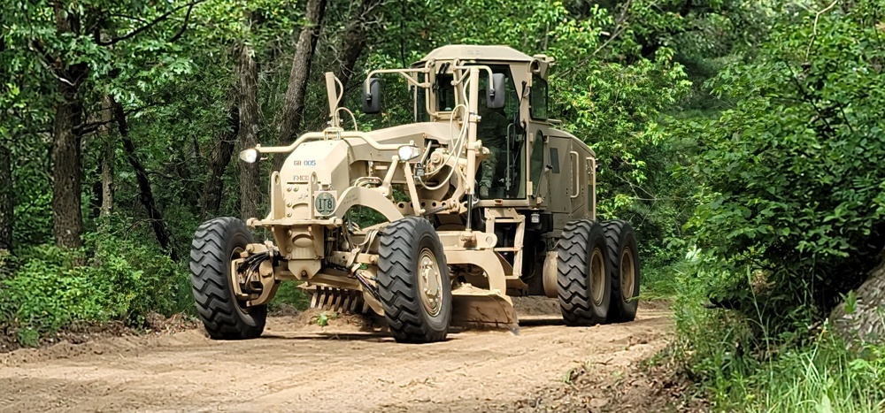 Army Reserve's 411th Engineer Company supports troop project at Fort McCoy