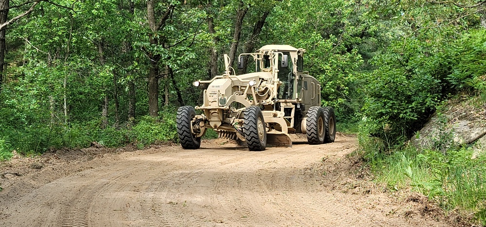 Army Reserve's 411th Engineer Company supports troop project at Fort McCoy