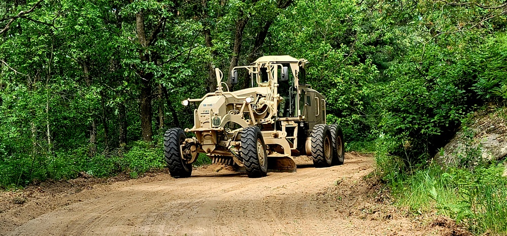 Army Reserve's 411th Engineer Company supports troop project at Fort McCoy