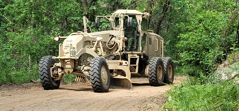 Army Reserve's 411th Engineer Company supports troop project at Fort McCoy