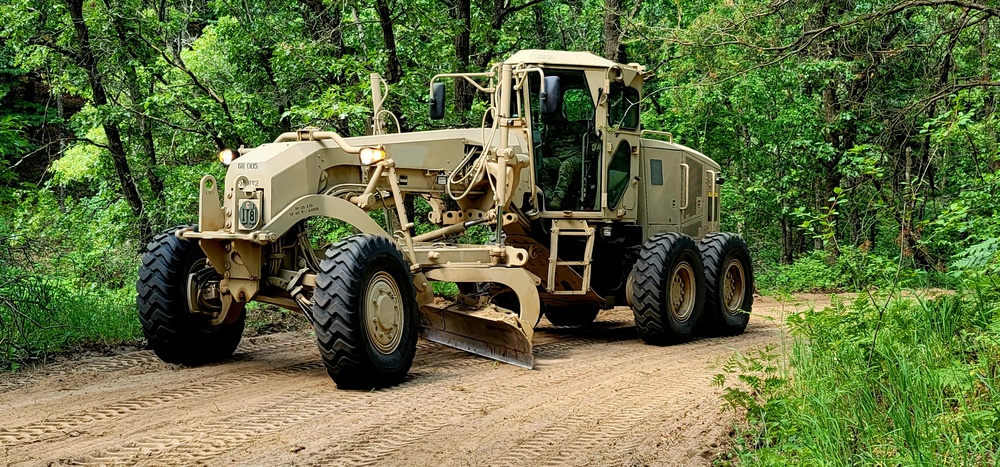 Army Reserve's 411th Engineer Company supports troop project at Fort McCoy