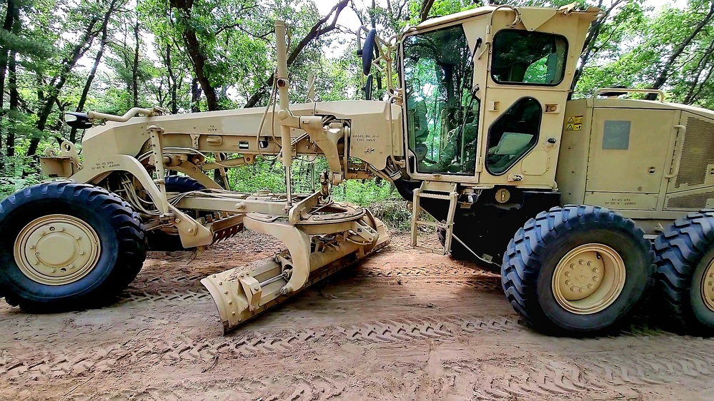 Army Reserve's 411th Engineer Company supports troop project at Fort McCoy