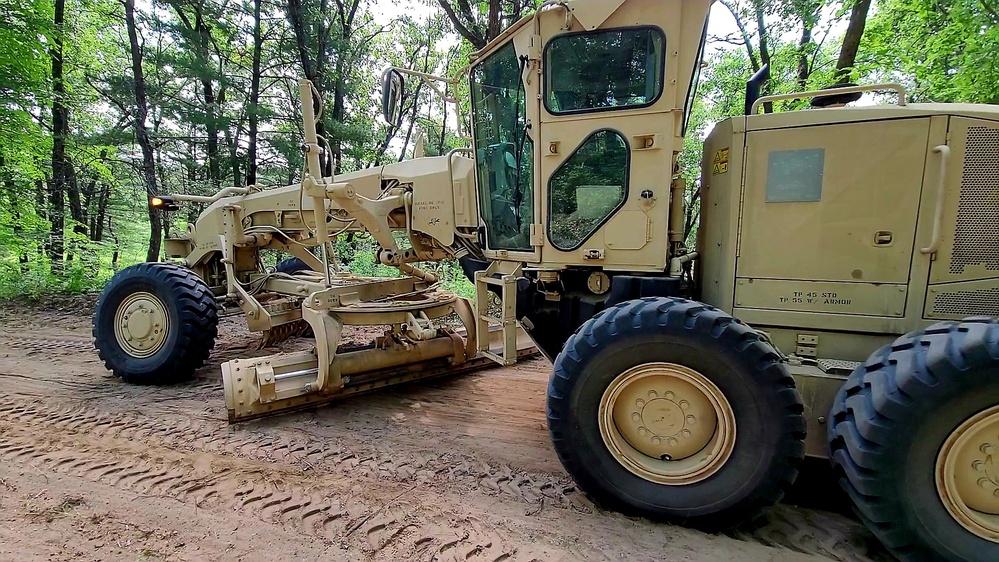 Army Reserve's 411th Engineer Company supports troop project at Fort McCoy