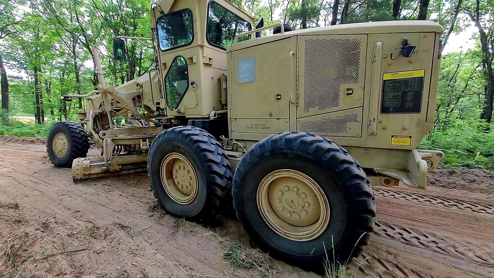 Army Reserve's 411th Engineer Company supports troop project at Fort McCoy