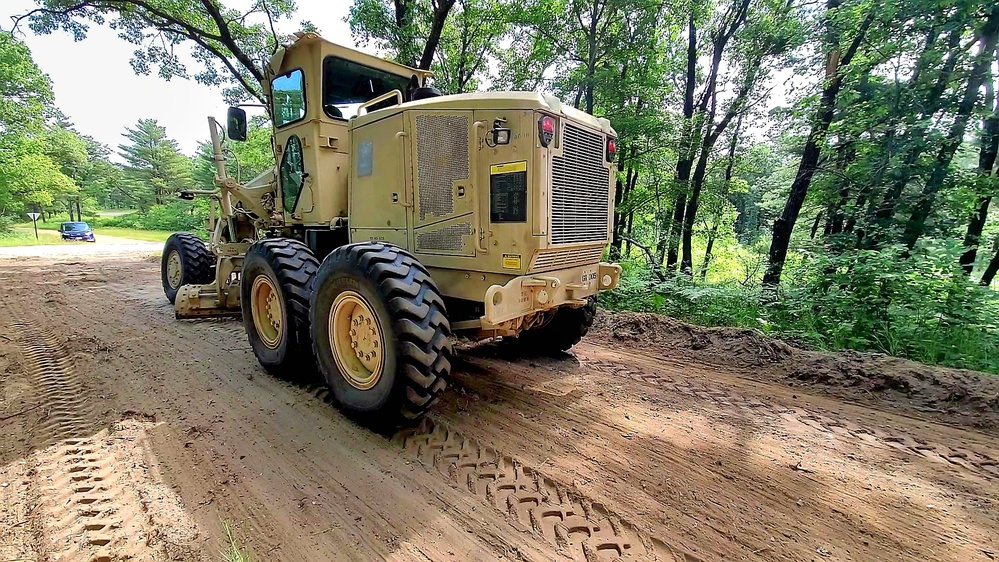 Army Reserve's 411th Engineer Company supports troop project at Fort McCoy