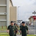 Japan  Self Defense Force members go on an installation tour