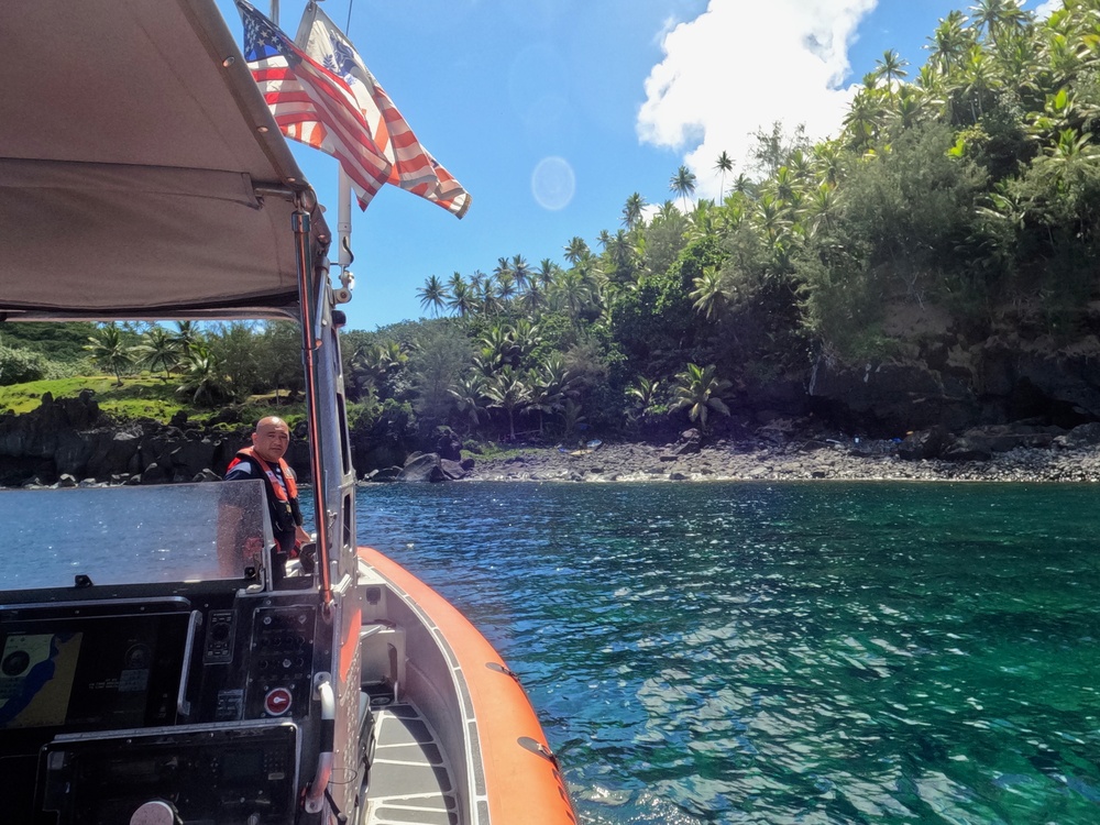 USCGC Frederick Hatch (WPC 1143) delivers supplies to Northern Mariana Islands