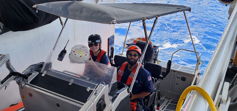 USCGC Frederick Hatch (WPC 1143) delivers supplies to Northern Mariana Islands