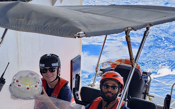 USCGC Frederick Hatch (WPC 1143) delivers supplies to Northern Mariana Islands