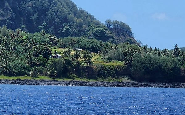 USCGC Frederick Hatch (WPC 1143) delivers supplies to Northern Mariana Islands