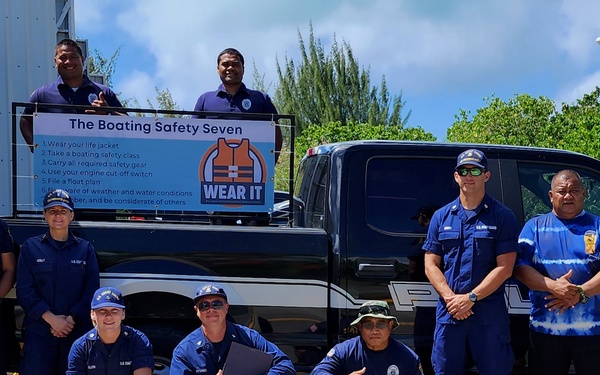 USCGC Frederick Hatch (WPC 1143) recognizes boating safety in Northern Mariana Islands