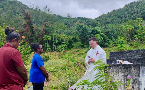 USCGC Frederick Hatch (WPC 1143) delivers chaplain to Northern Mariana Islands