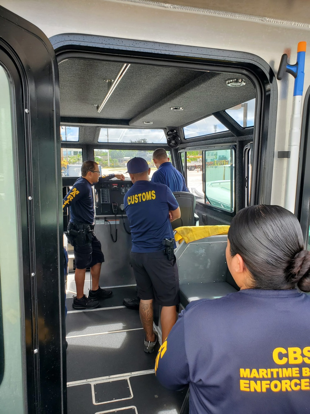 USCGC Frederick Hatch (WPC 1143) conducts training with CNMI agencies