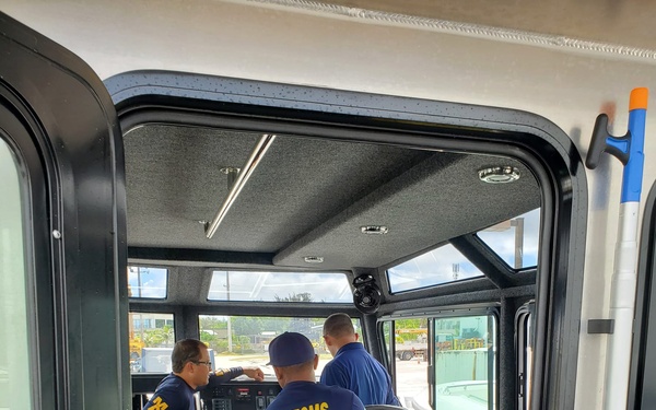 USCGC Frederick Hatch (WPC 1143) conducts training with CNMI agencies